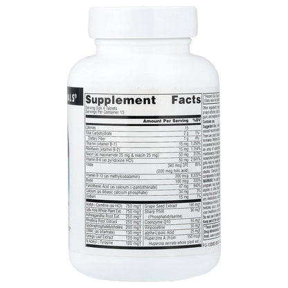 Source Naturals, Brain Charge®, 60 Tablets