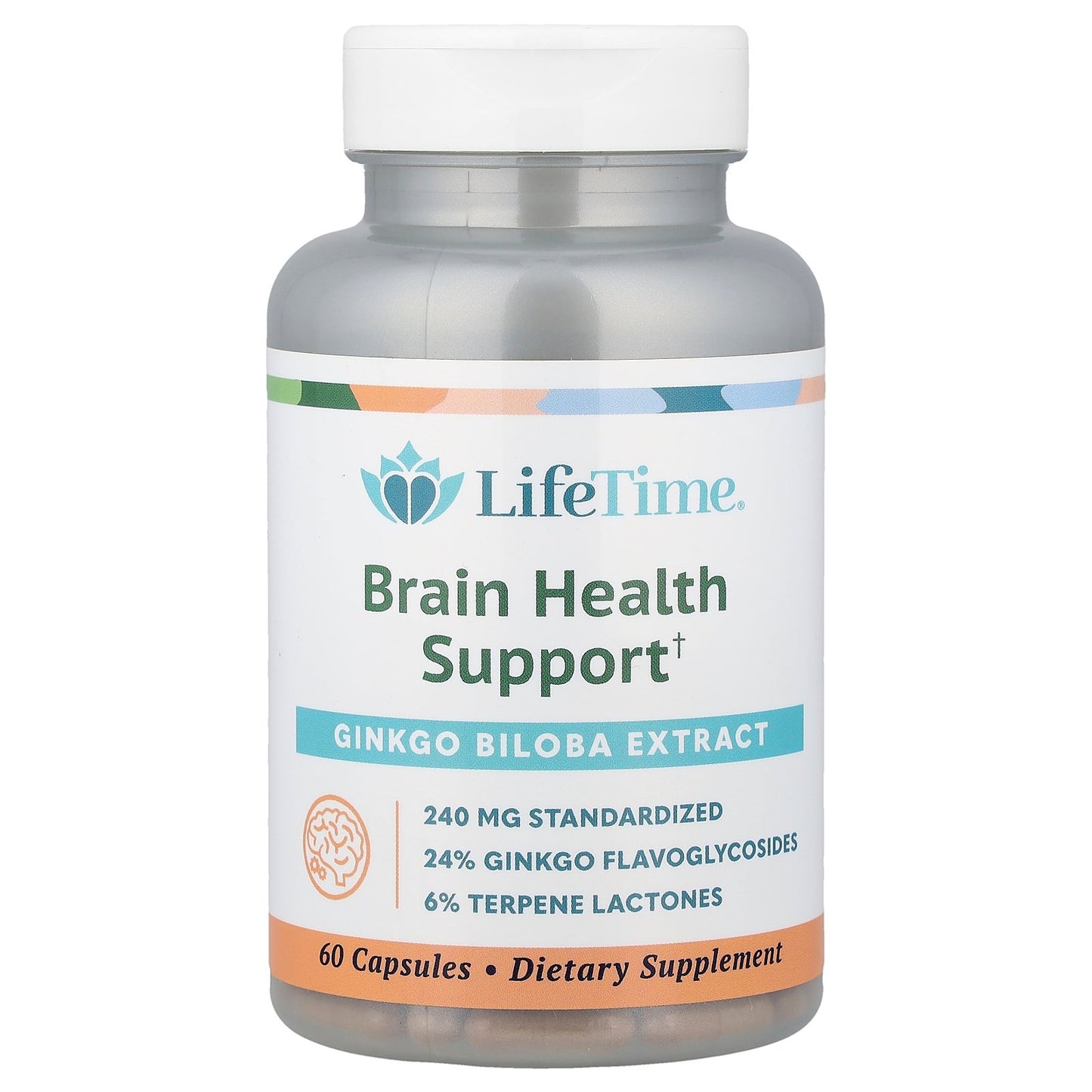 LifeTime Vitamins, Brain Health Support, 60 Capsules