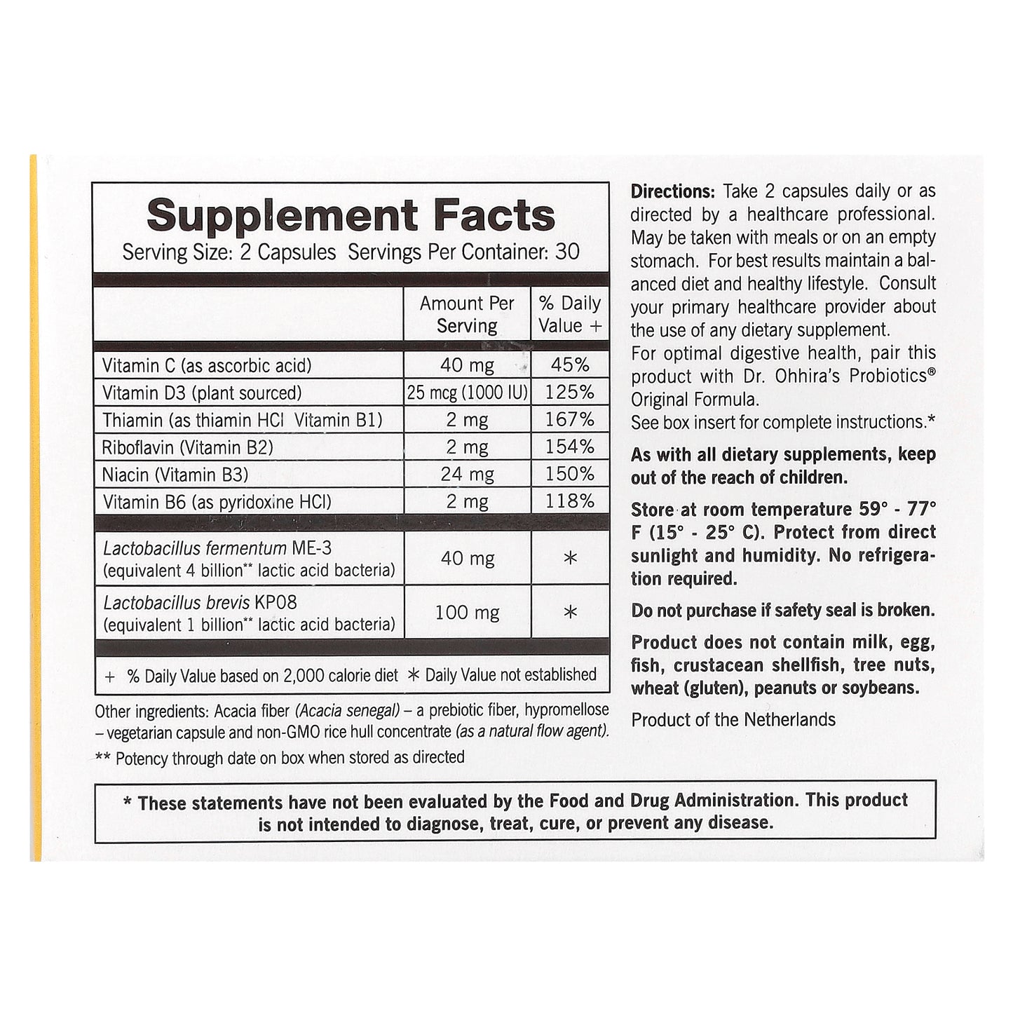 Dr. Ohhira's, Reg'Activ™, Immune & Vitality™, 60 Capsules