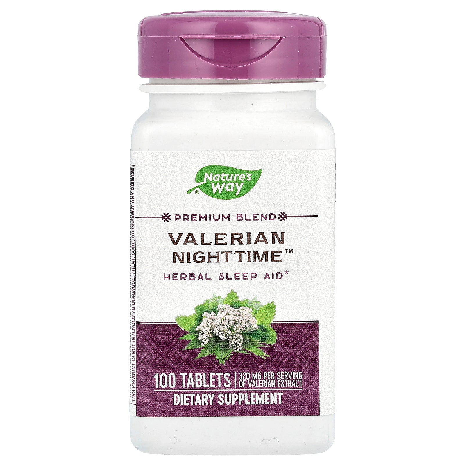 Nature's Way, Valerian Nighttime™, 100 Tablets