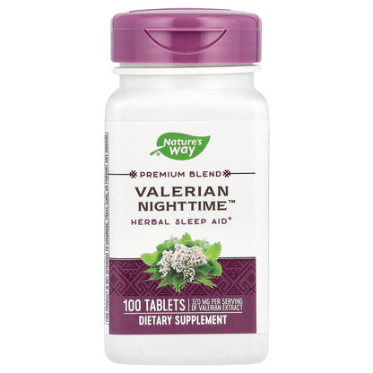 Nature's Way, Valerian Nighttime™, 100 Tablets