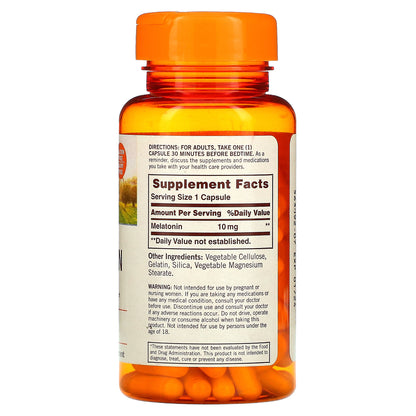 Sundown Naturals, Melatonin, 10 mg, 90 Capsules