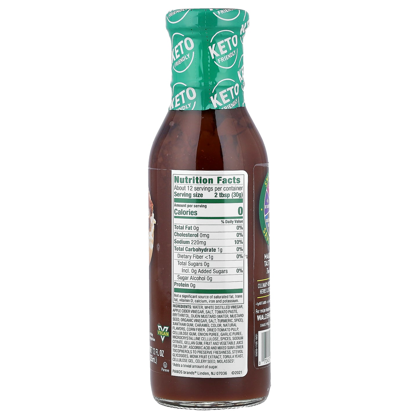 Walden Farms, Thick & Spicy Barbecue Sauce, 12 fl oz (355 ml)