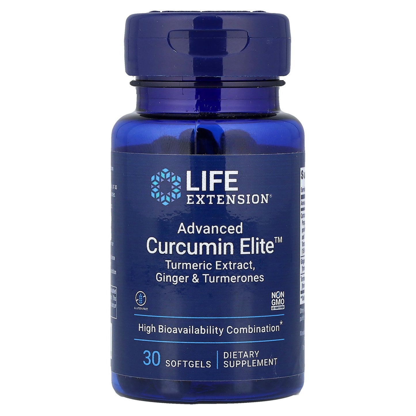 Life Extension, Advanced Curcumin Elite™, Turmeric Extract, Ginger & Turmerones, 30 Softgels