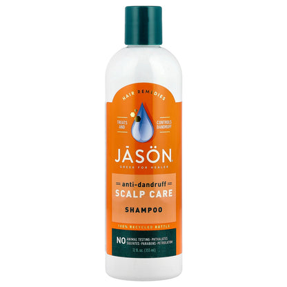 Jason Natural, Anti-Dandruff Scalp Care Shampoo, 12 fl oz (355 ml)