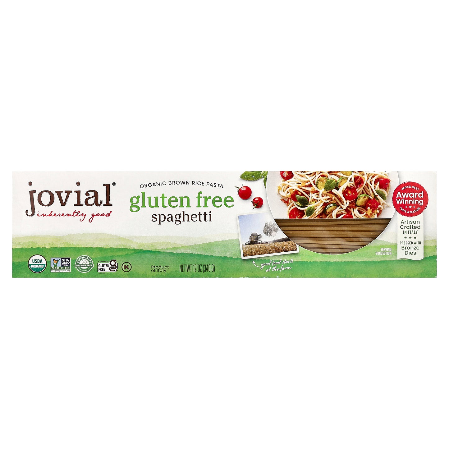 Jovial, Gluten Free Spaghetti, 12 oz (340 g)
