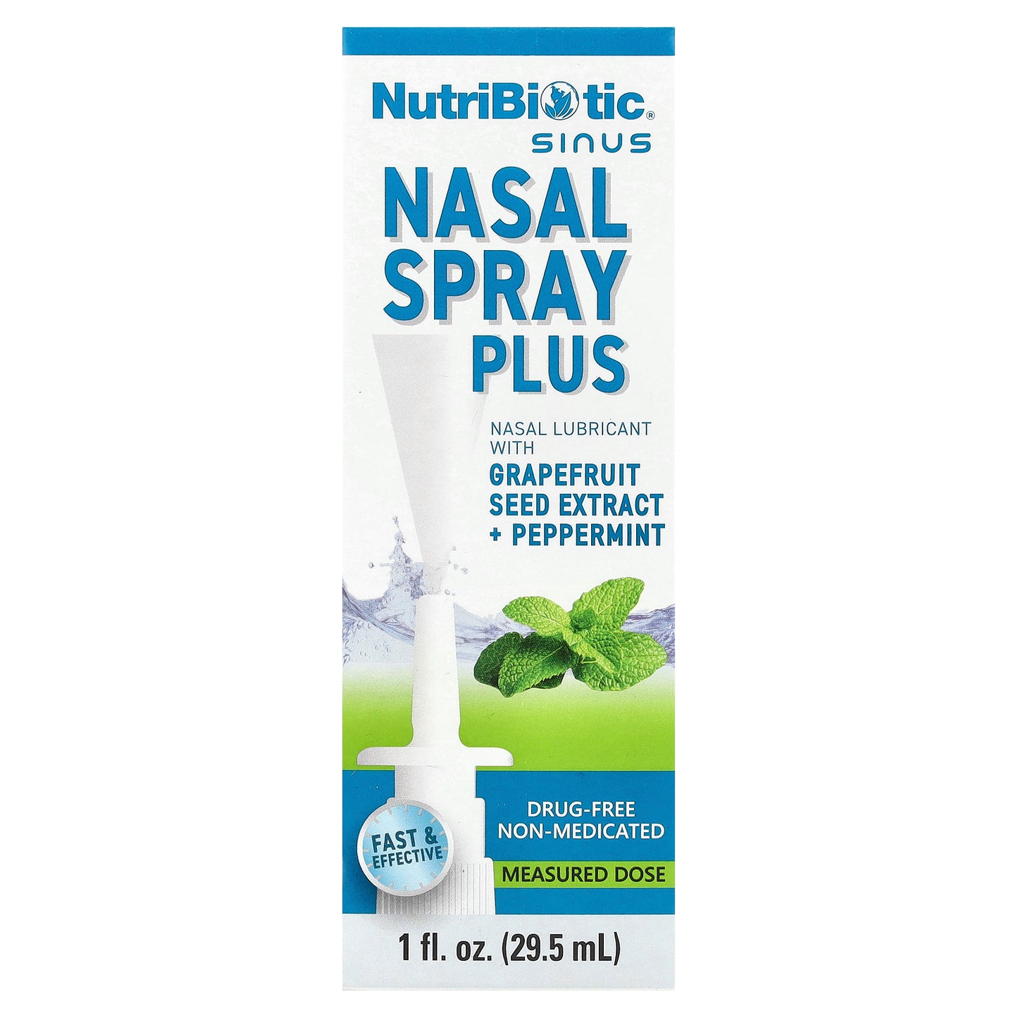 NutriBiotic, Sinus Nasal Spray Plus, 1 fl oz (29.5 ml)