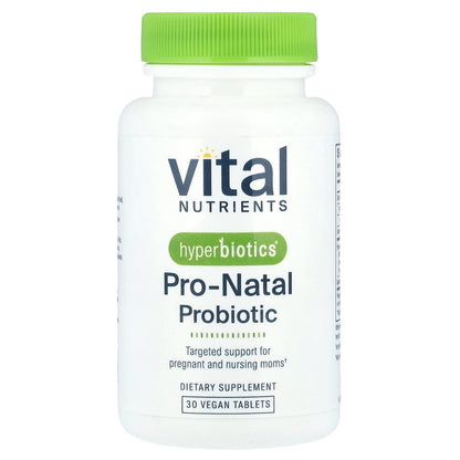 Vital Nutrients, Hyperbiotics®, Pro-Natal Probiotic, 30 Vegan Tablets