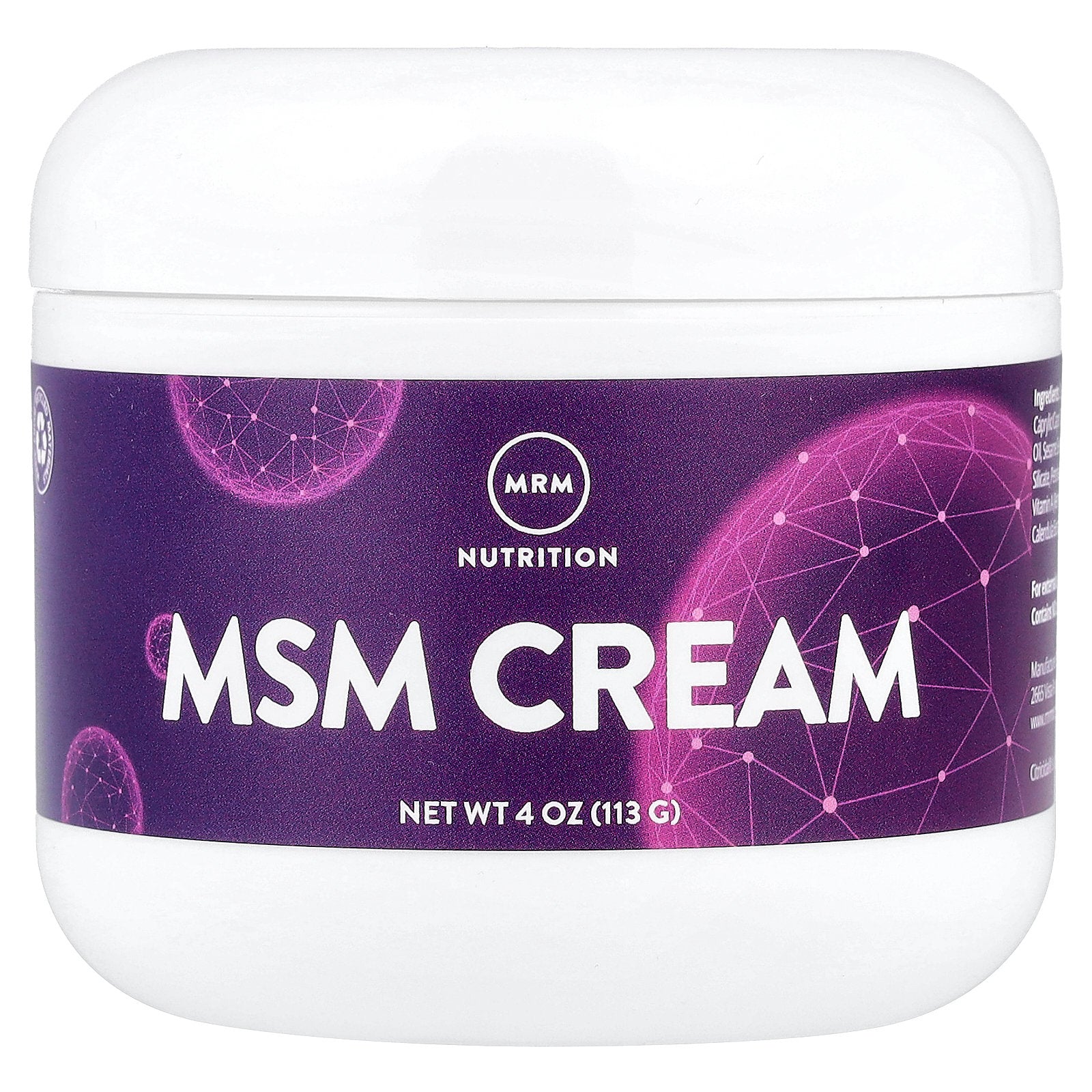 MRM Nutrition, MSM Cream, 4 oz (113 g)