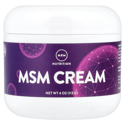 MRM Nutrition, MSM Cream, 4 oz (113 g)