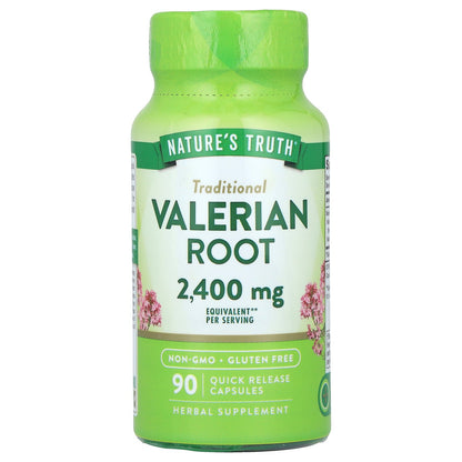 Nature's Truth, Valerian Root, 90 Quick Release Capsules (1,200 mg per Capsule)