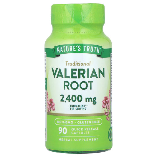 Nature's Truth, Valerian Root, 90 Quick Release Capsules (1,200 mg per Capsule)