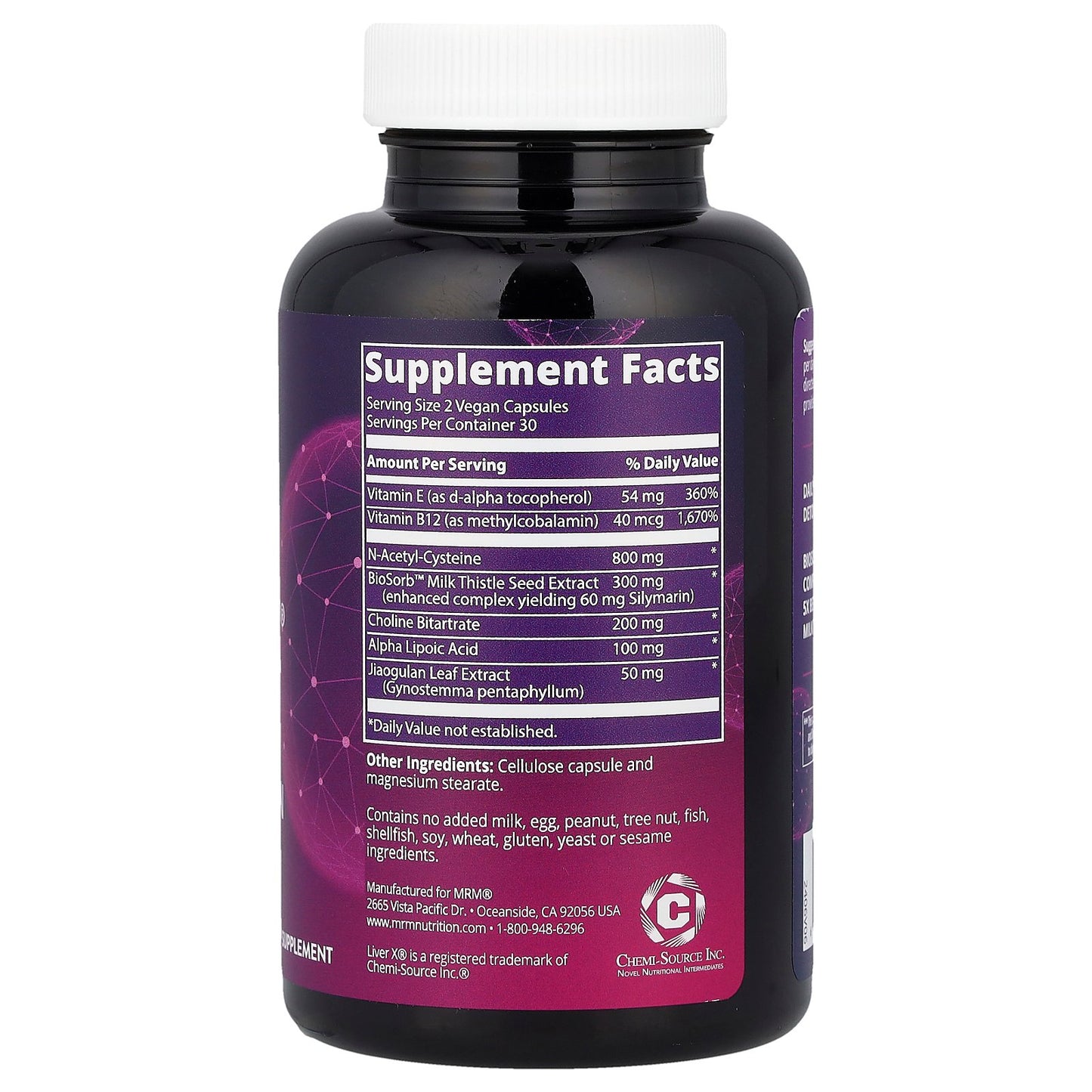 MRM Nutrition, Liver X®, 60 Vegan Capsules