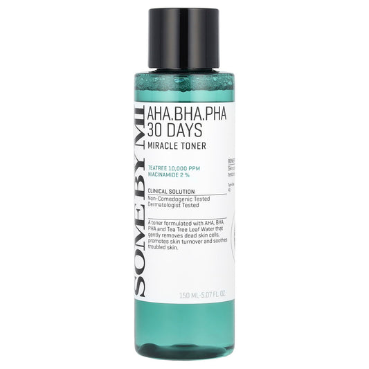 SOME BY MI, AHA. BHA. PHA 30 Days Miracle Toner, 5.07 fl oz (150 ml)