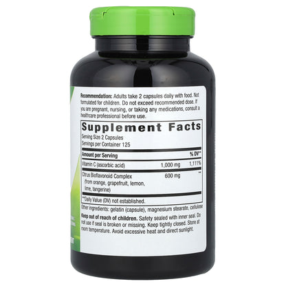 Nature's Way, Vitamin C With Bioflavonoids, 250 Capsules