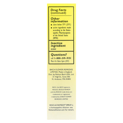 Bach, Original Flower Remedies, Rescue Remedy® Spray, 0.7 fl oz (20 ml)