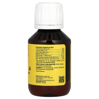 Charlie and Frank, Pet Omega-3 Fish Oil, For Cats & Dogs, 3.3 fl oz (100 ml)