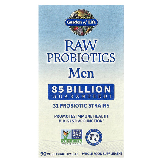 Garden of Life, RAW Probiotics, Men, 90 Vegetarian Capsules