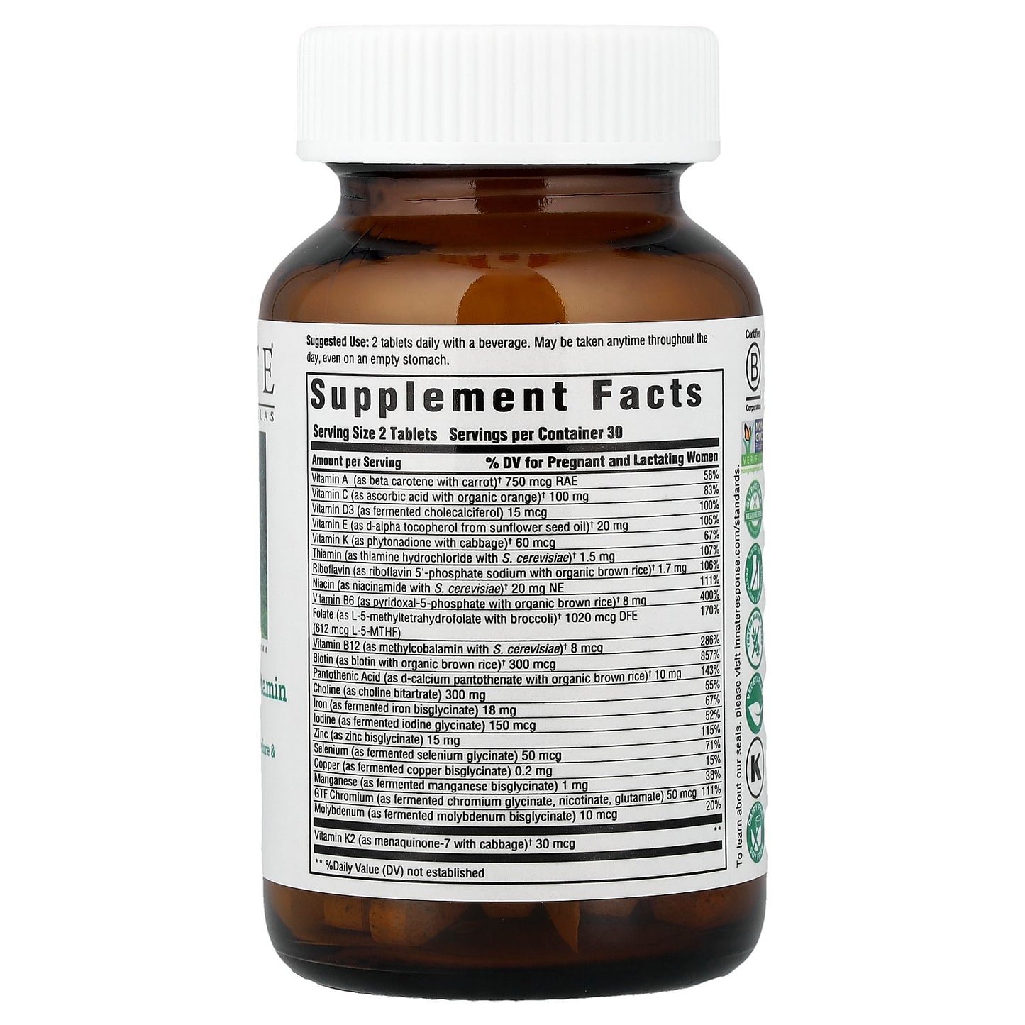 Innate Response Formulas, Baby & Me™ Multivitamin, 60 Tablets