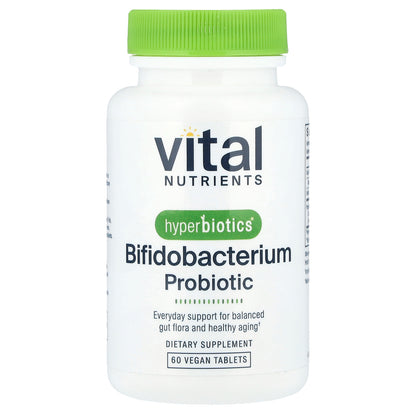 Vital Nutrients, Hyperbiotics®, Bifidobacterium Probiotic, 60 Vegan Tablets