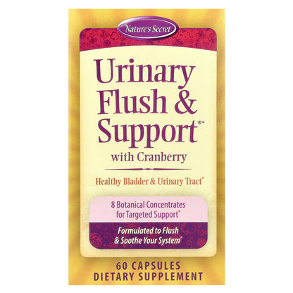 Nature's Secret, Urinary Flush & Support® with Cranberry, 60 Capsules