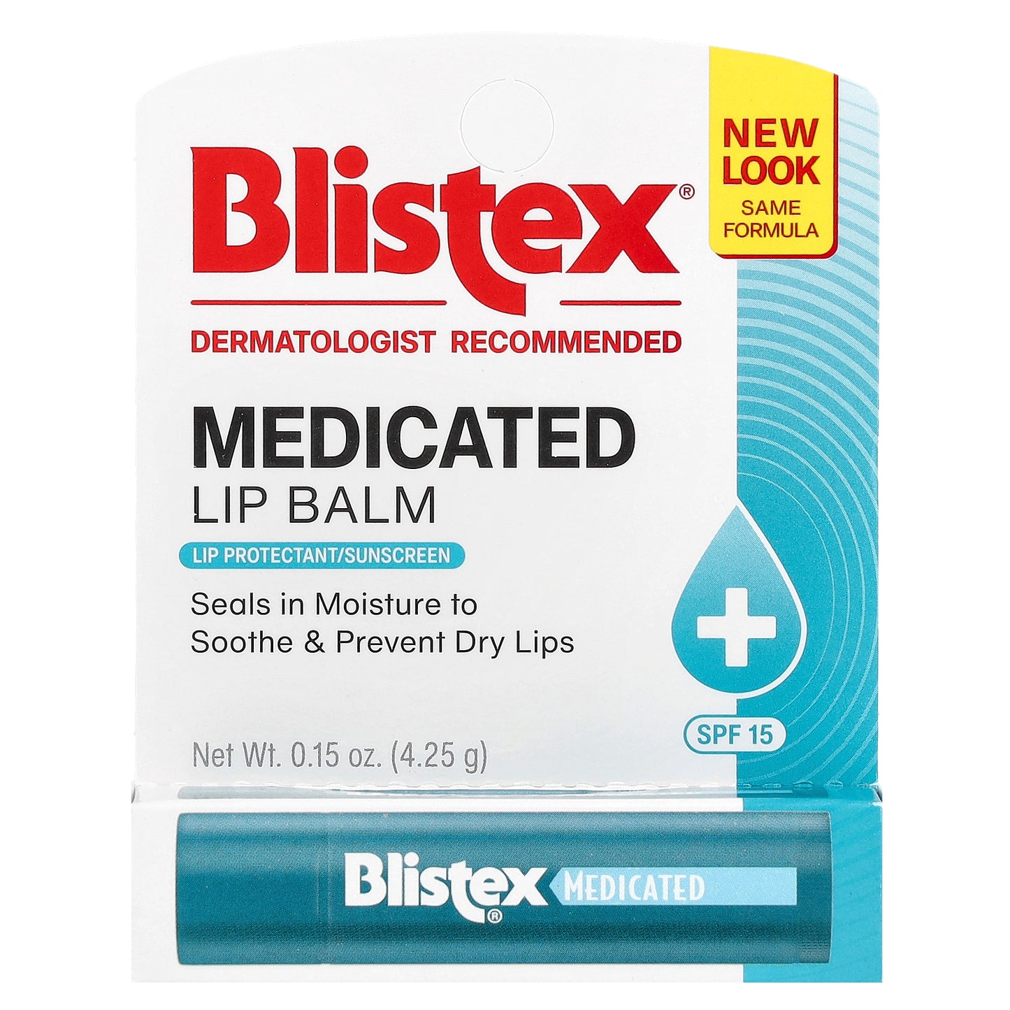 Blistex, Medicated Lip Balm, Lip Protectant/Sunscreen, SPF 15, 0.15 oz (4.25 g)