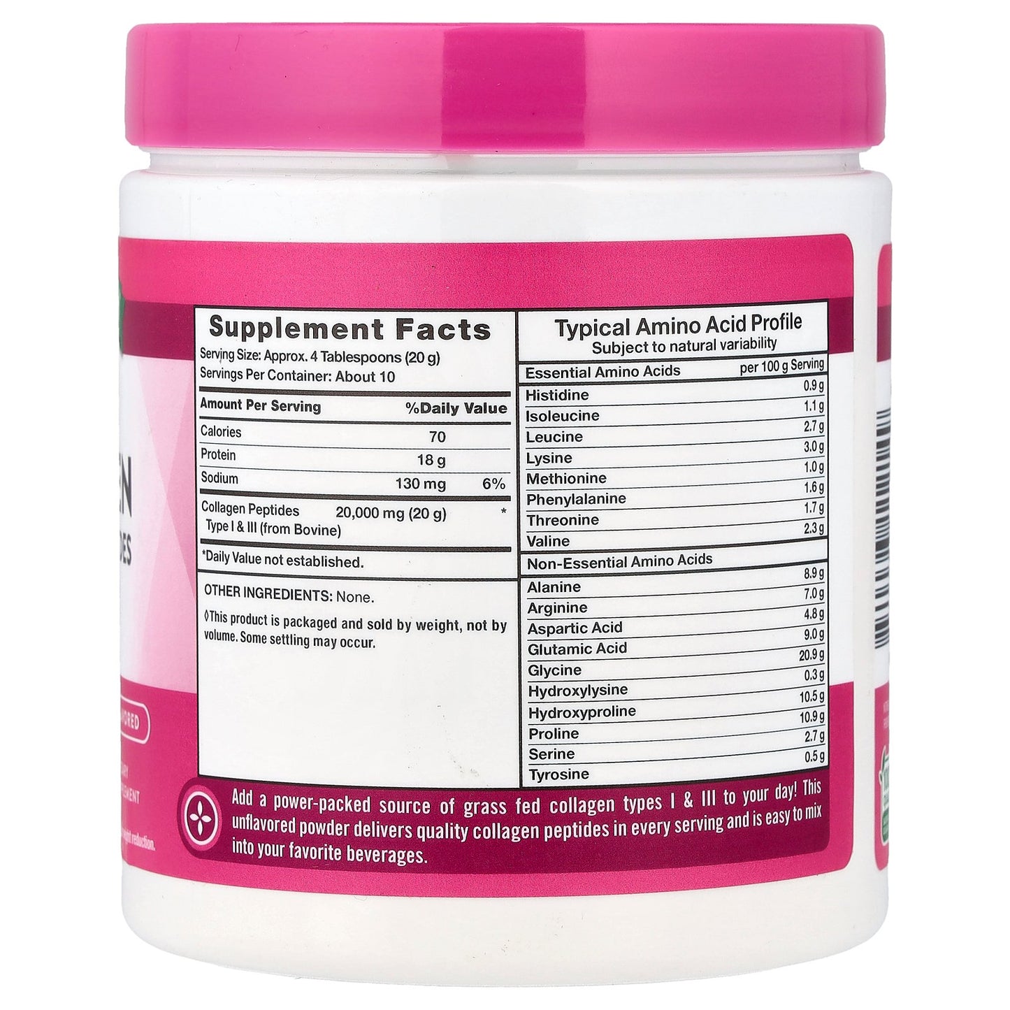 Nature's Truth, Ultra Collagen Powder, Unflavored, 7 oz (198 g)