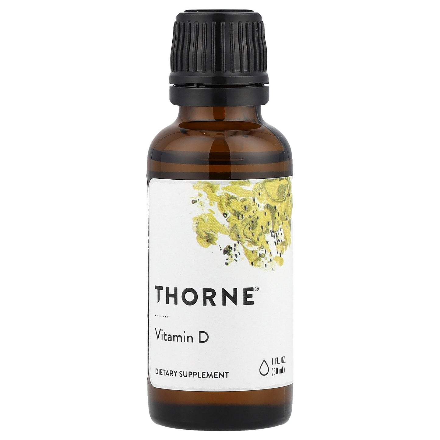 Thorne, Vitamin D Liquid, 25 mcg, 1 fl oz (30 ml)