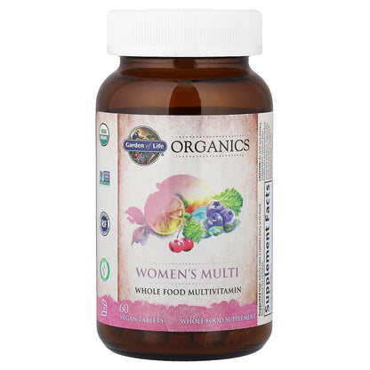 Garden of Life, Organics, Women's Multi, 60 Vegan Tablets