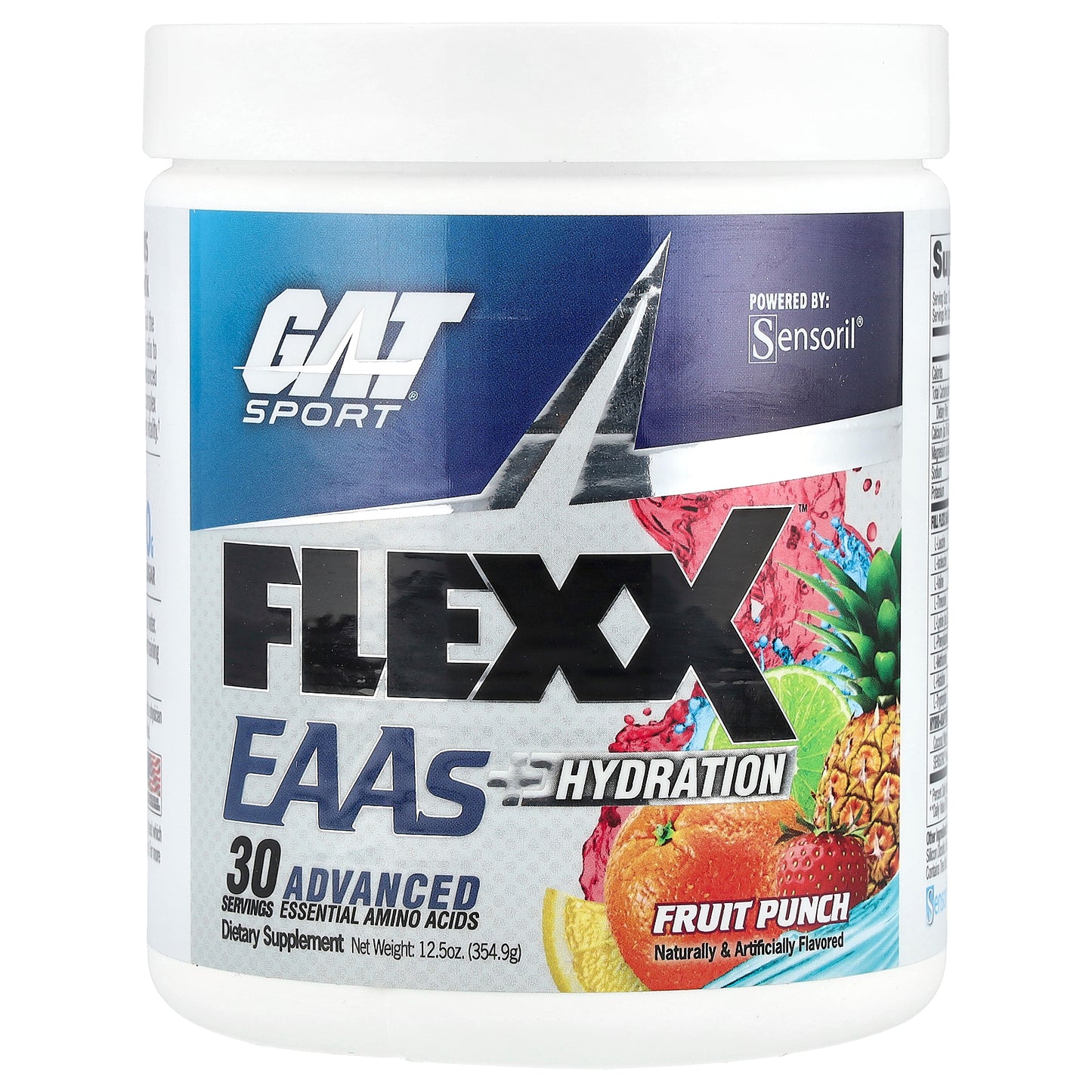 GAT, Flexx EAAs + Hydration, Fruit Punch, 12.5 oz (354.9 g)