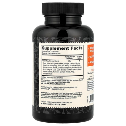 Crystal Star, Cellulite Tone, 60 Vegetarian Capsules