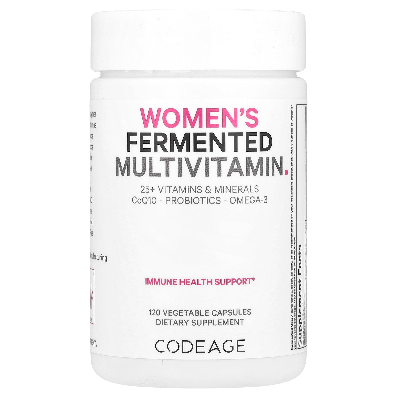 Codeage, Women's Fermented Multivitamin, 120 Capsules