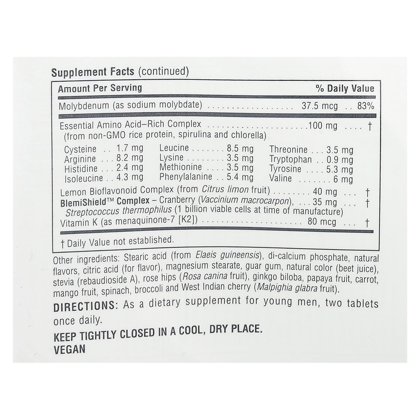 NaturesPlus, Source of Life, Power Teen® for Him, Sugar Free, Wild Berry, 60 Chewable Tablets