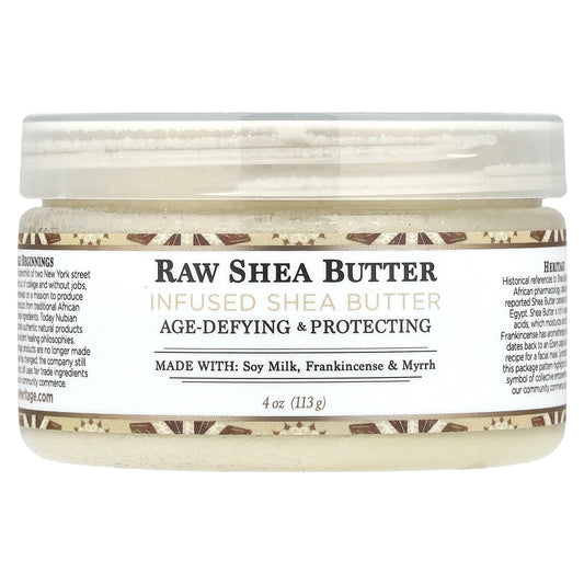 Nubian Heritage, Raw Shea Butter, Infused Shea Butter, 4 oz (113 g)