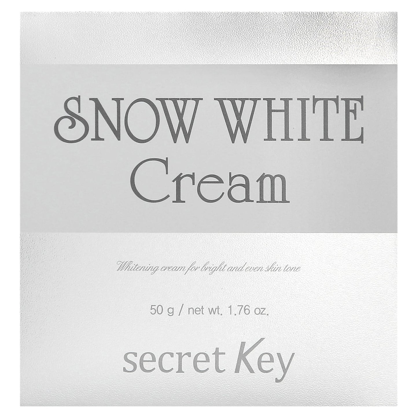 Secret Key, Snow White Cream, 1.76 oz (50 g)