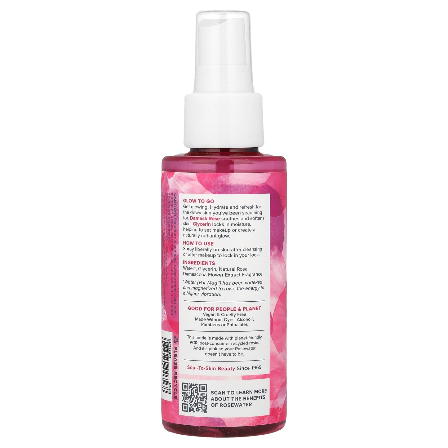 Heritage Store, Rosewater & Glycerin, Hydrating Facial Mist, 4 fl oz (118 ml)