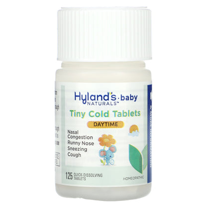 Hyland's Naturals, Baby, Tiny Cold Tablets, Daytime, 6+ Months, 125 Quick-Dissolving Tablets