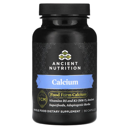 Ancient Nutrition, Calcium, 90 Capsules