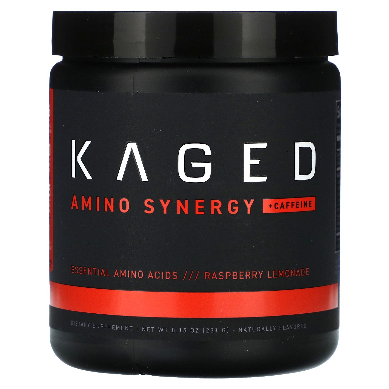 Kaged, Amino Synergy + Caffeine, Raspberry Lemonade, 8.15 oz (231 g)