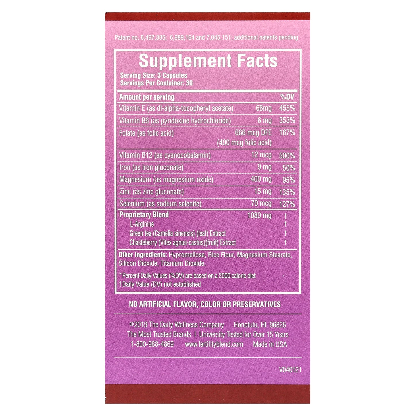 Daily Wellness Company, Fertility Blend® for Women, 90 Veggie Capsules