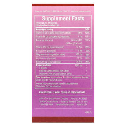 Daily Wellness Company, Fertility Blend® for Women, 90 Veggie Capsules