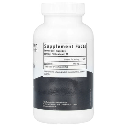 Fairhaven Health, Myo-Inositol, 120 Capsules (500 mg per Capsule)