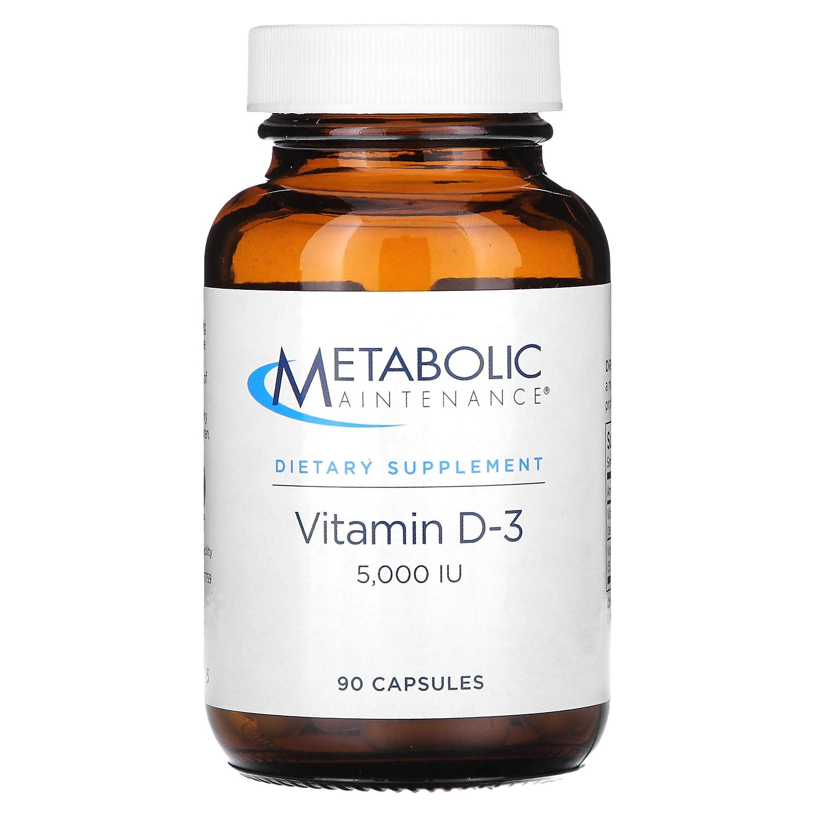 Metabolic Maintenance, Vitamin D-3, 5,000 IU, 90 Capsules