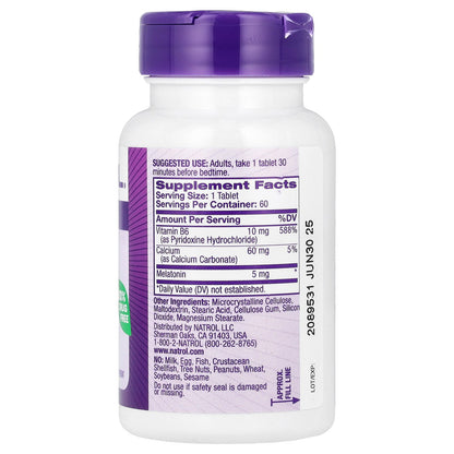 Natrol, Melatonin, 5 mg, 60 Tablets