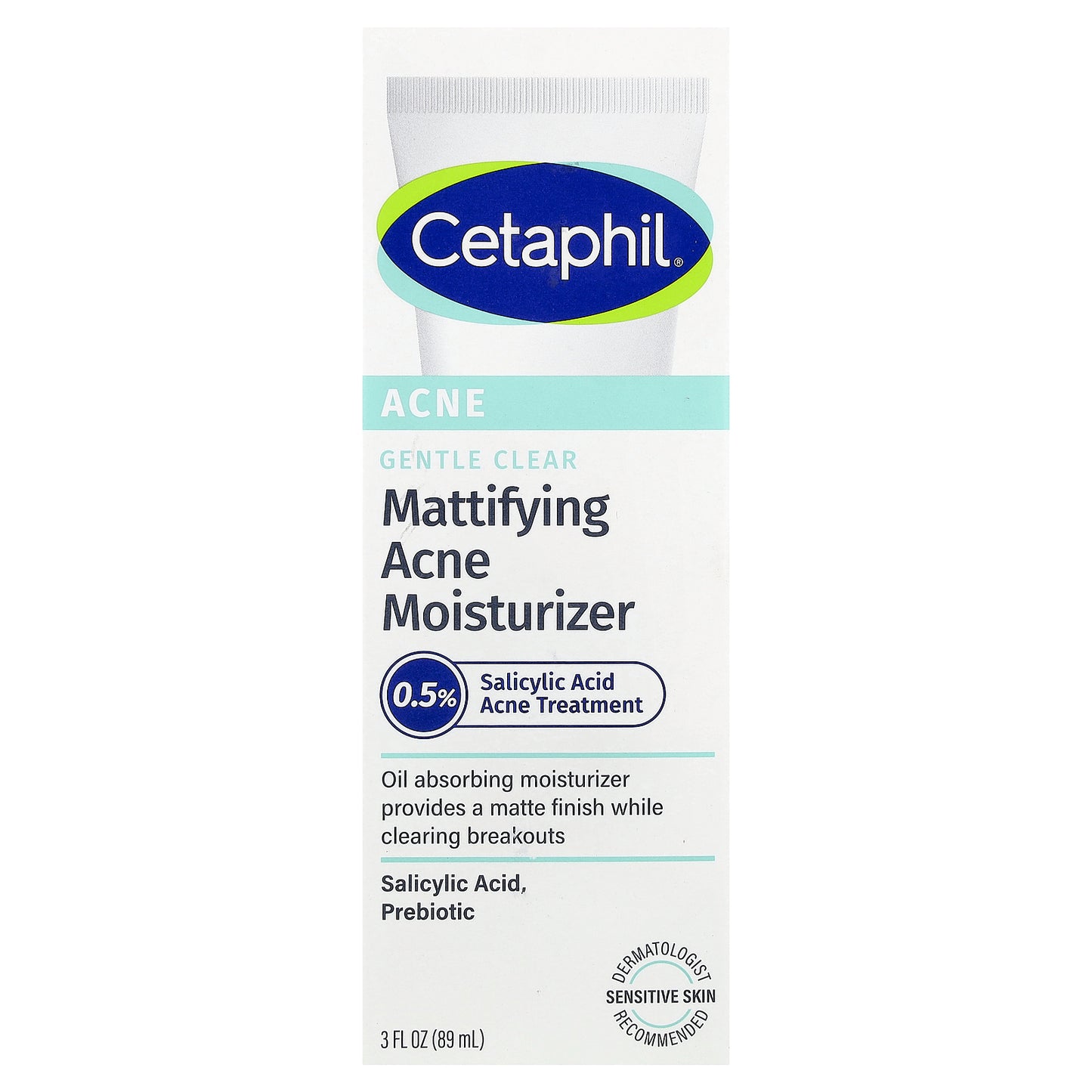 Cetaphil, Gentle Clear, Mattifying Acne Moisturizer , 3 fl oz (89 ml)