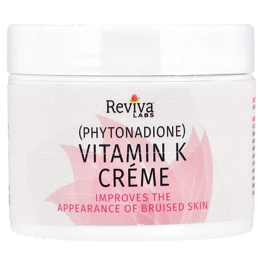 Reviva Labs, Vitamin K Creme, All Skin Types, 2 oz (55 g)