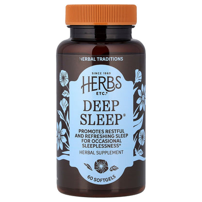 Herbs Etc., Deep Sleep®, 60 Softgels (400 mg per Softgel)