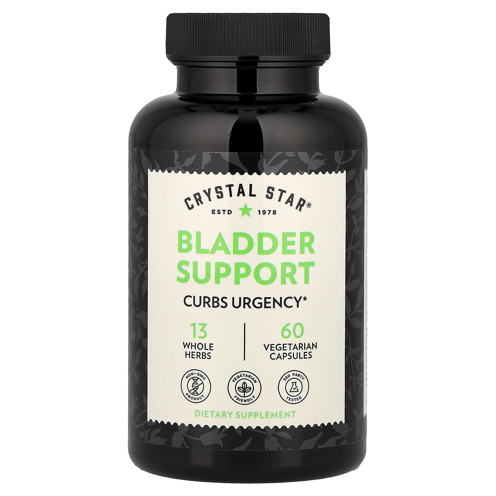 Crystal Star, Bladder Support, 60 Vegetarian Capsules