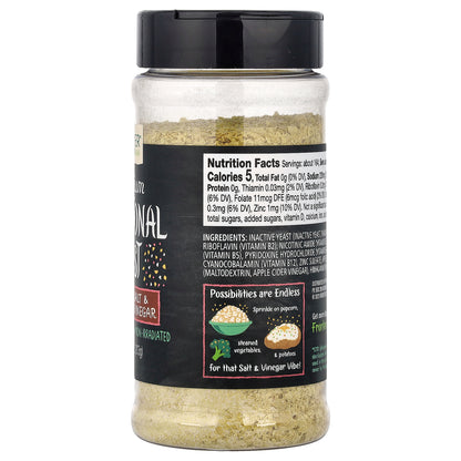 Frontier Co-op, Premium Nutritional Yeast, Himalayan Salt & Apple Cider Vinegar, 7.51 oz (213 g)