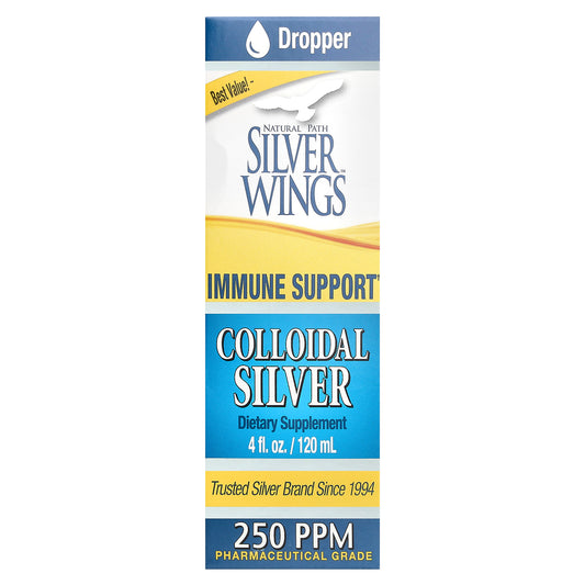 Natural Path Silver Wings, Colloidal Silver, 250 ppm, 4 fl oz (120 ml)